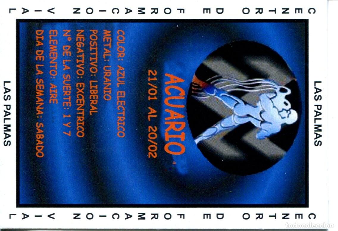 Coleccionismo calendarios: CALENDARIO DE BOLSILLO A&Ntilde;O 2008 HOR&Oacute;SCOPO ACUARIO - PUBLICIDAD LAS PALMAS