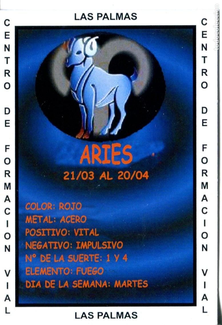 Coleccionismo calendarios: CALENDARIO DE BOLSILLO A&Ntilde;O 2008 HOR&Oacute;SCOPO ARIES - PUBLICIDAD LAS PALMAS