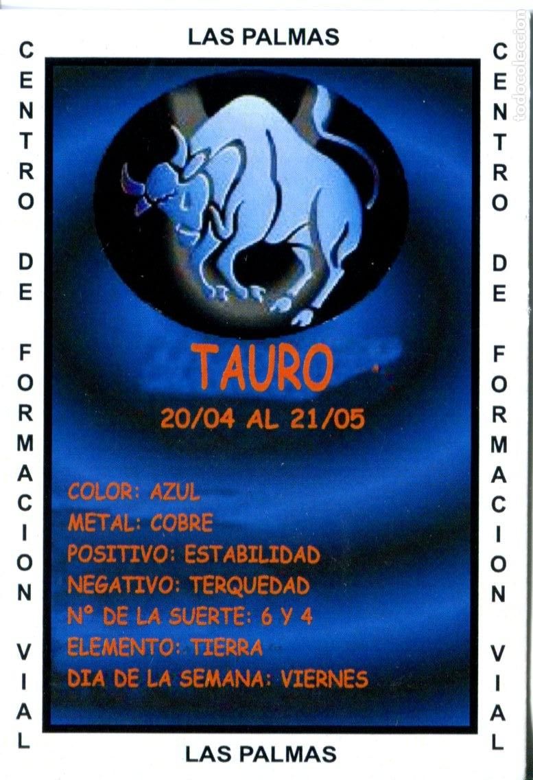 Coleccionismo calendarios: CALENDARIO DE BOLSILLO A&Ntilde;O 2008 HOR&Oacute;SCOPO TAURO- PUBLICIDAD LAS PALMAS