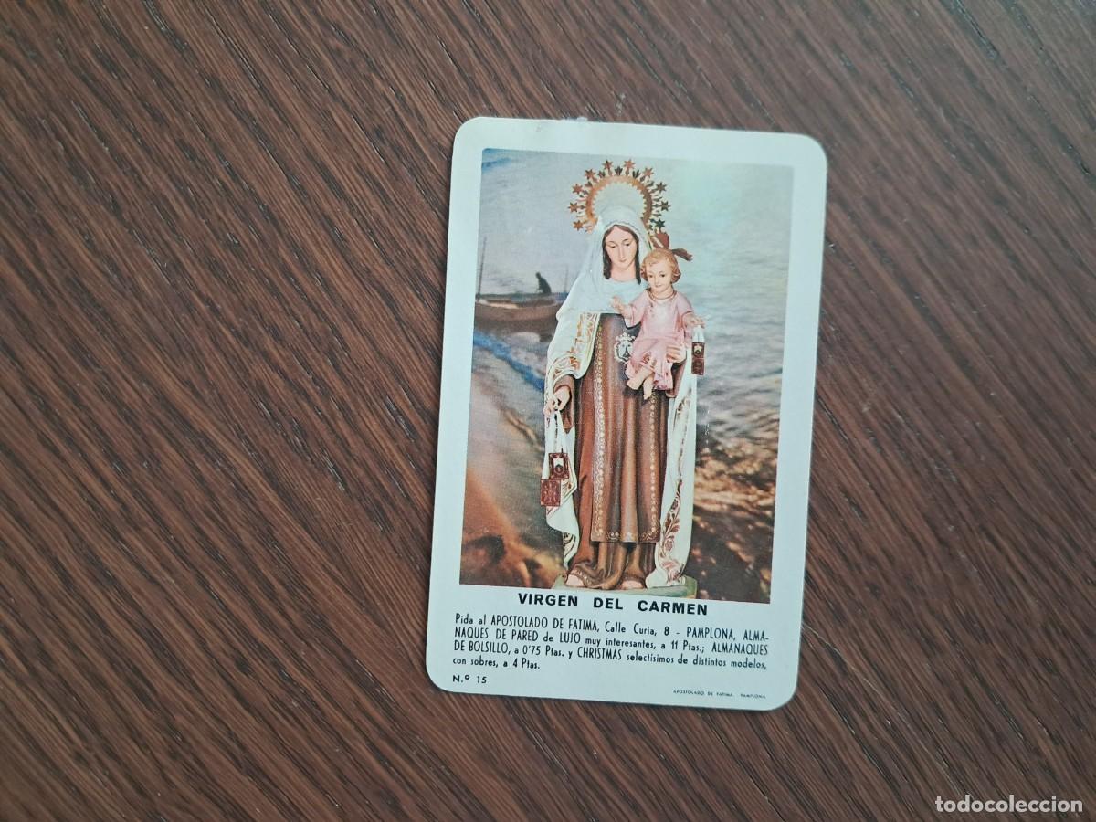 Colecionismo Calend&aacute;rios: calendario fournier, virgen del Carmen, a&ntilde;o 1966.