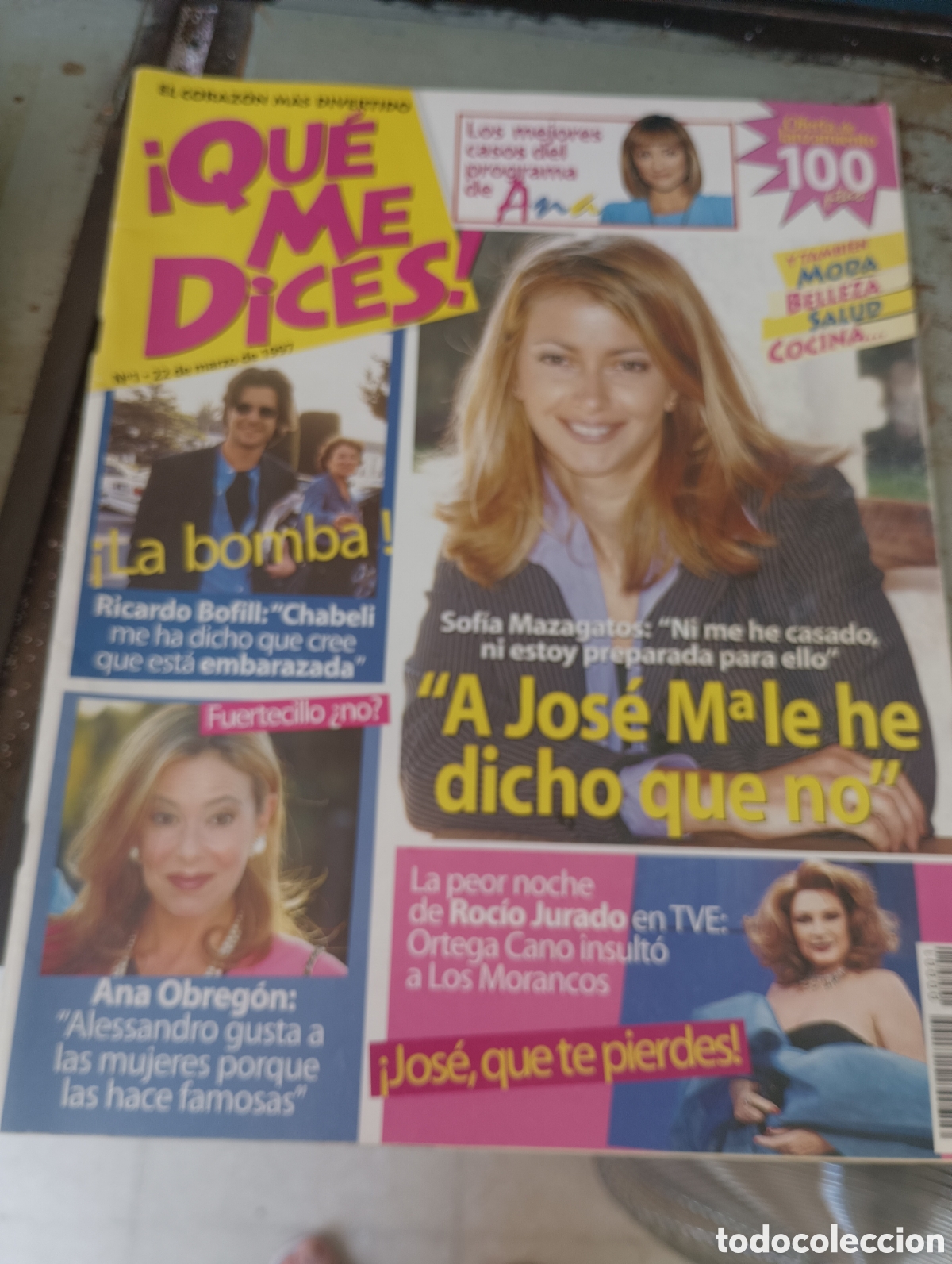 Coleccionismo calendarios: Revista que me dices numero 1 del 1997 MB
