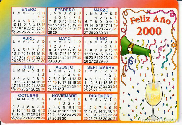 Coleccionismo calendarios: CALENDARIO DE SERIE - A&Ntilde;O 2000 - WCB N&ordm; 258