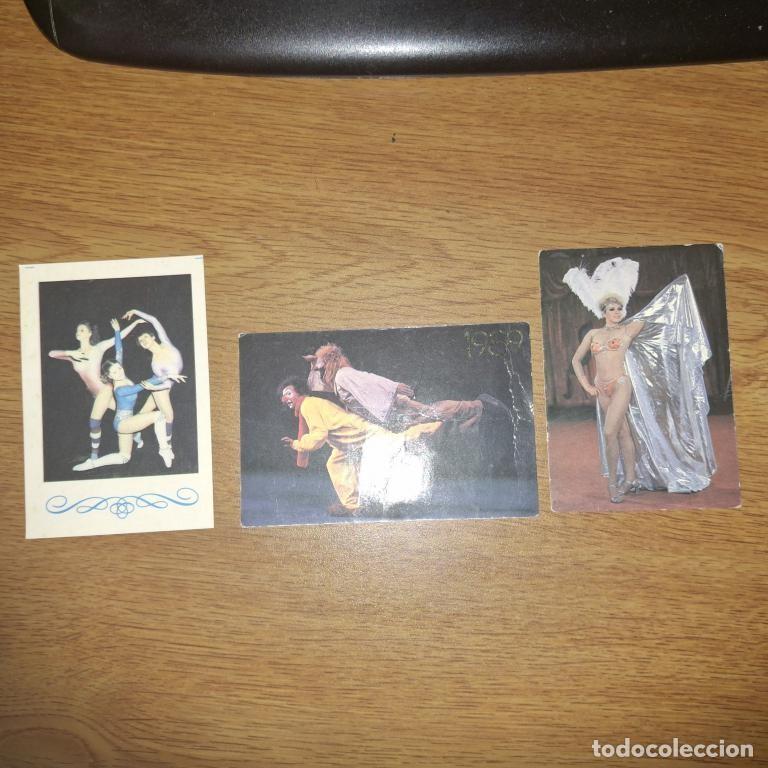 Coleccionismo calendarios: Calendario de bolsillo 1988-90 URSS Circo