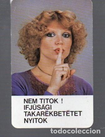 Coleccionismo calendarios: CALENDARIOS DE BOLSILLO BELLA SE&Ntilde;ORITA DEL A&Ntilde;O 1982 PUBLICIDAD DE NEM TITOK
