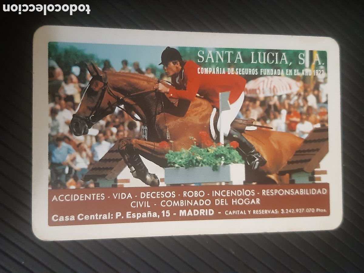 Coleccionismo calendarios: Calendario fournier Santa Luc&iacute;a 1982