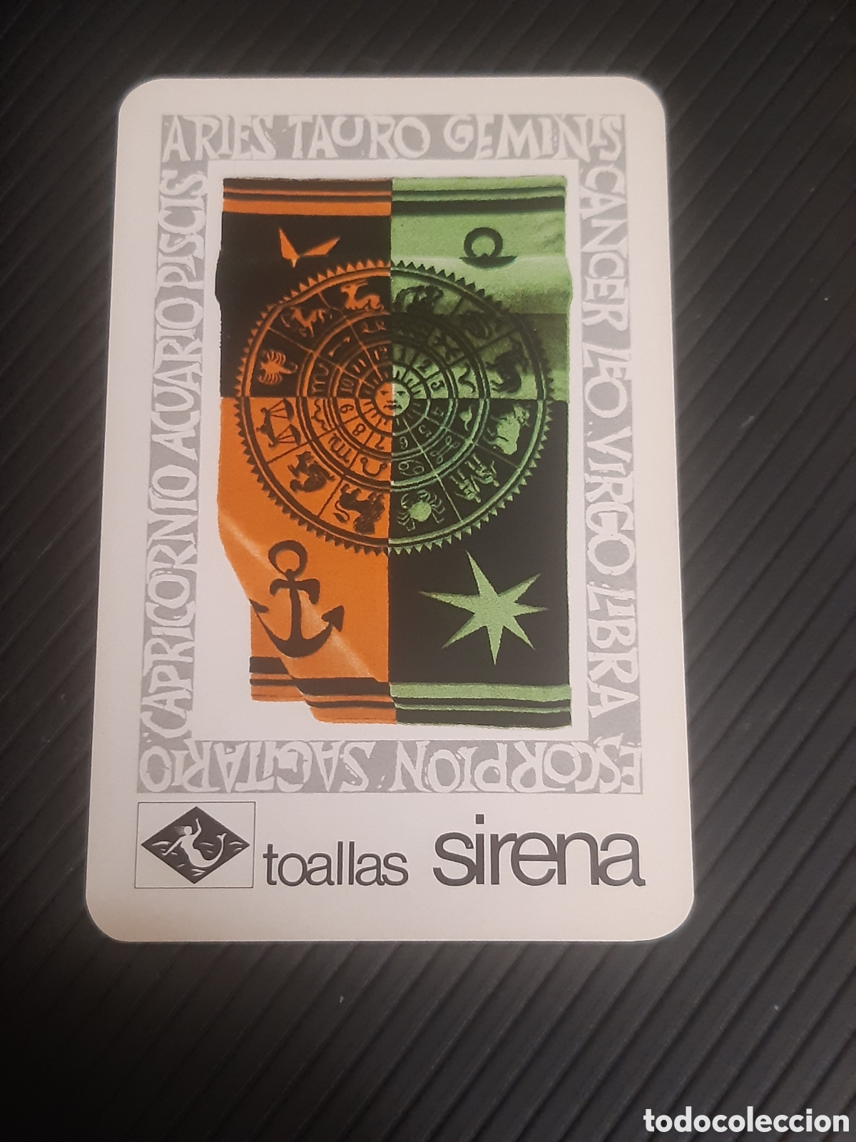 Coleccionismo calendarios: Calendario fournier Toallas Sirena 1968