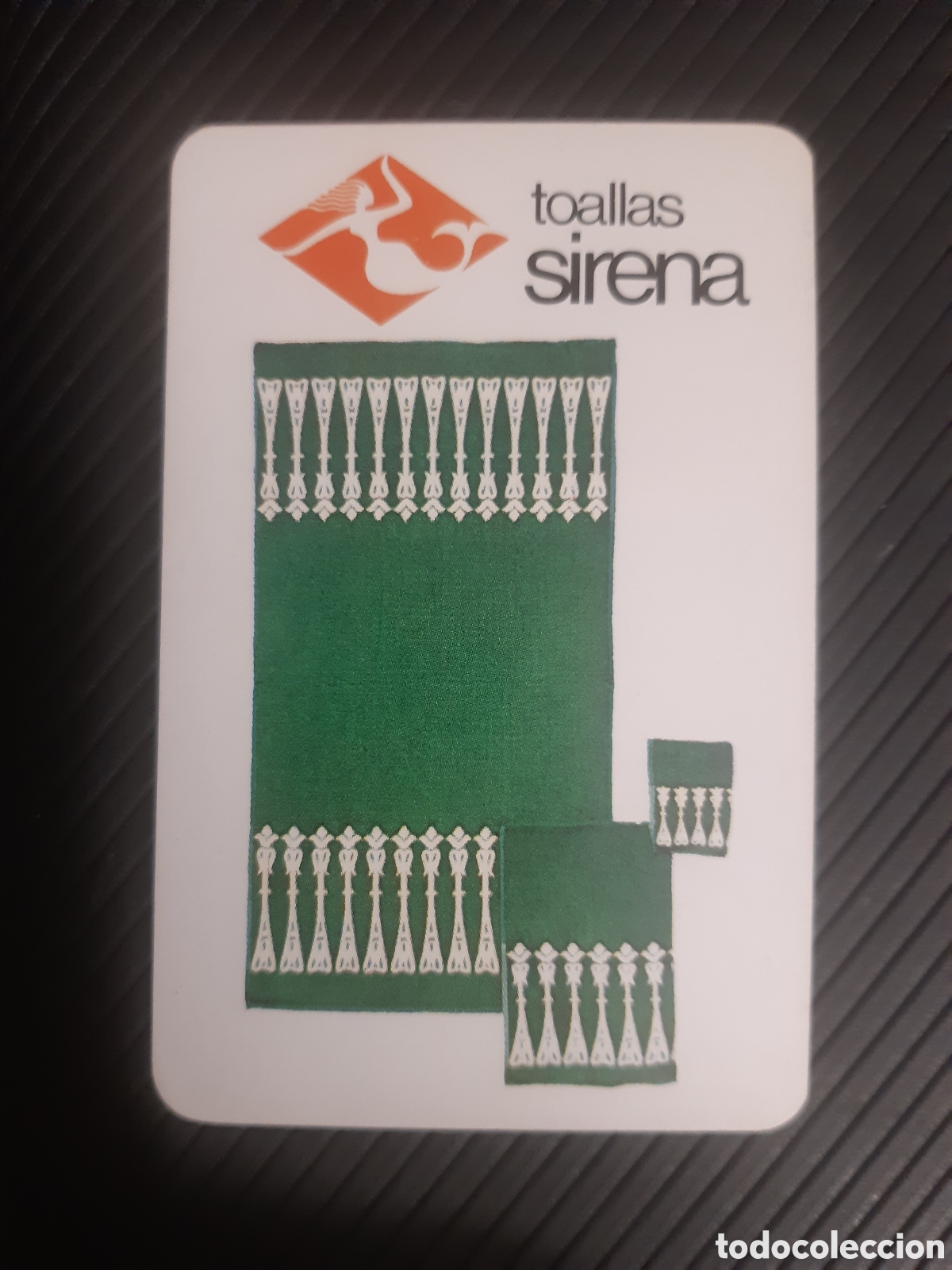 Coleccionismo calendarios: Calendario fournier Toallas Sirena 1970