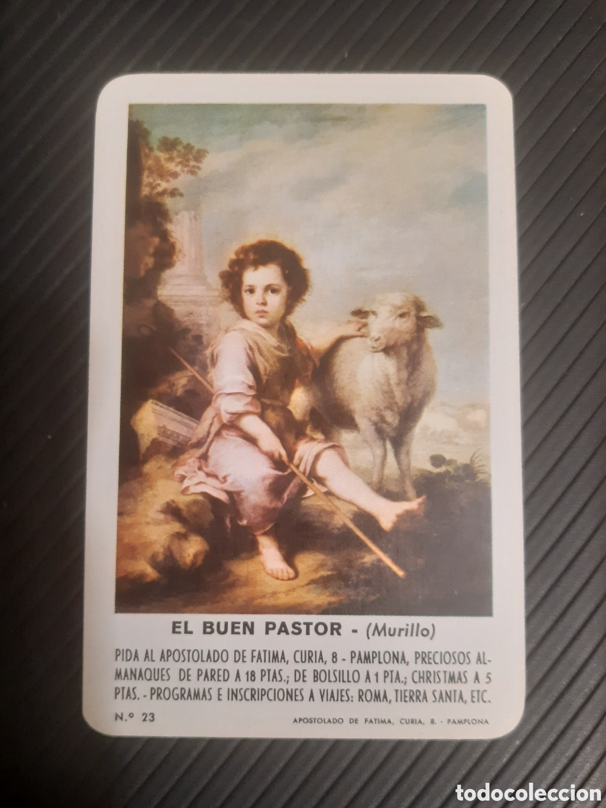 Coleccionismo calendarios: Calendario fournier El Buen Pastor 1972