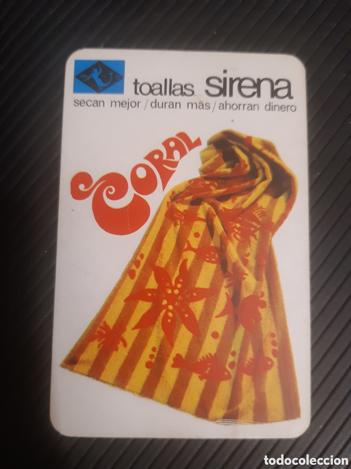 Coleccionismo calendarios: Calendario fournier Toallas Sirena 1969