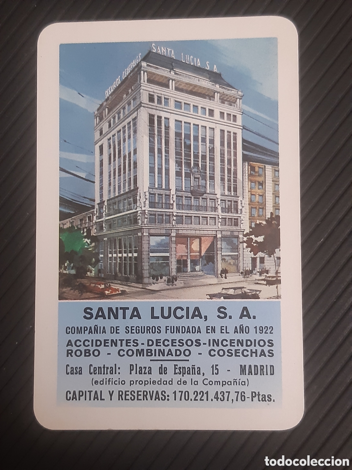 Coleccionismo calendarios: Calendario fournier Santa Luc&iacute;a 1968