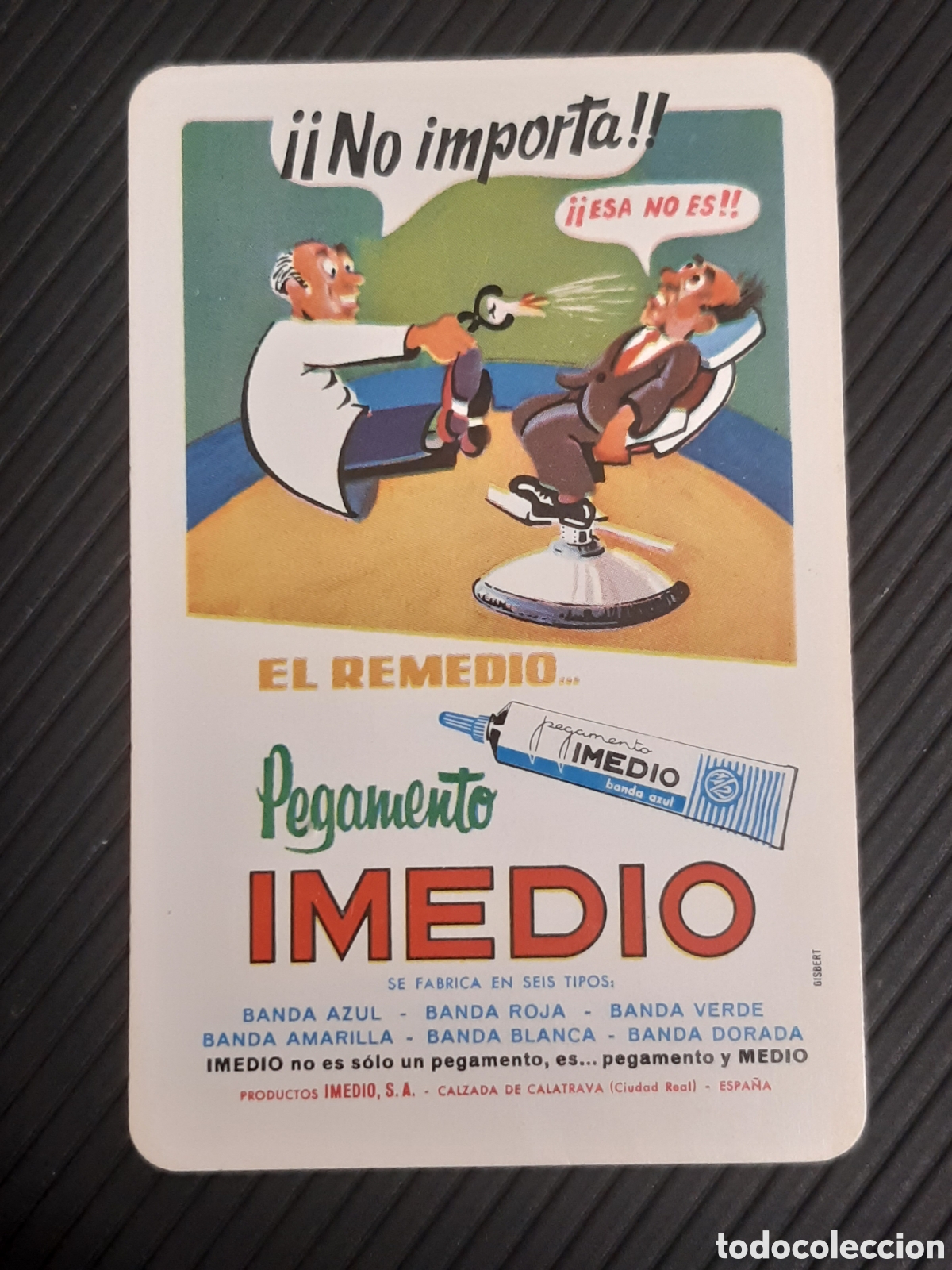 Coleccionismo calendarios: Calendario fournier Pegamento Imedio 1977