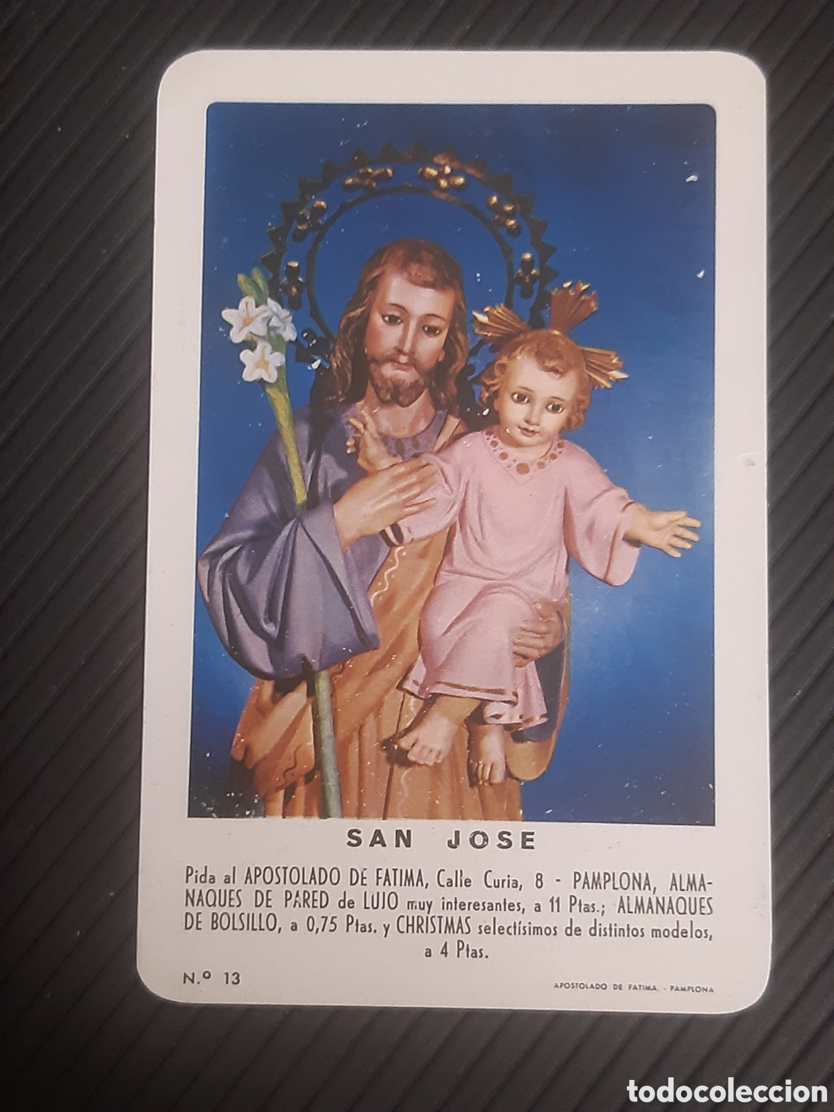Coleccionismo calendarios: Calendario fournier San Jos&eacute; 1965