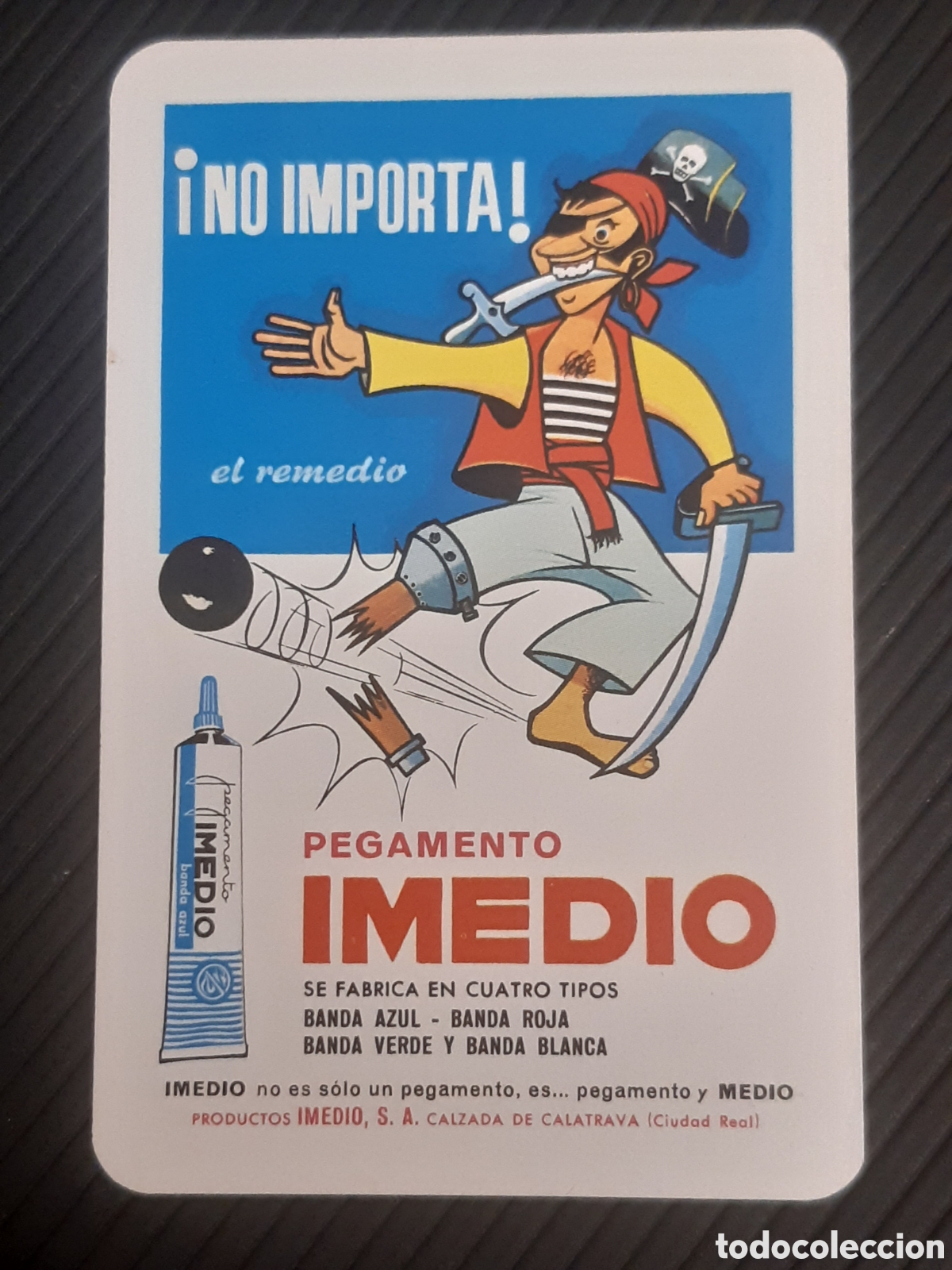 Coleccionismo calendarios: Calendario fournier Pegamento Imedio 1971