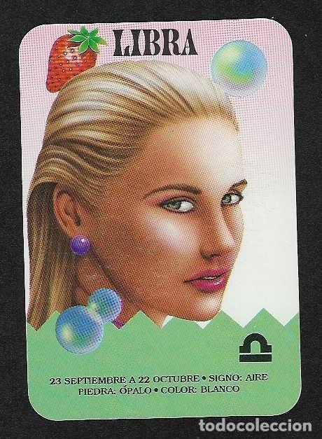 Coleccionismo calendarios: CALENDARIO BOLSILLO SERIE EDIJAR A&Ntilde;O 1999 HOR&Oacute;SCOPO - LIBRA - CHICA - VER FOTO REVERSO