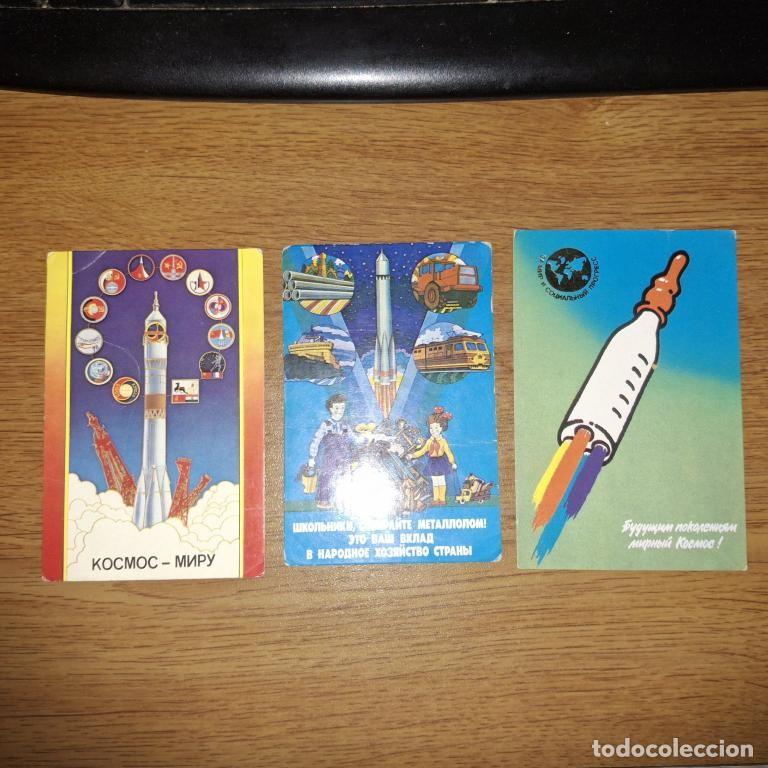 Coleccionismo calendarios: Calendario de bolsillo 1980s URSS Espacio