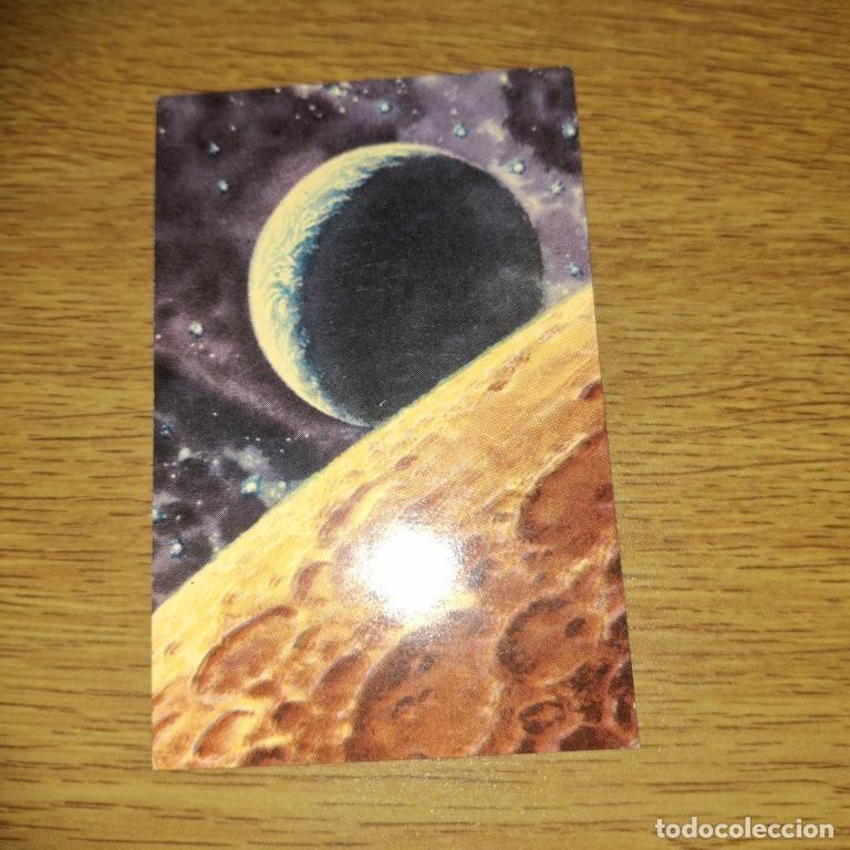 Coleccionismo calendarios: Calendario de bolsillo, antiguo 1976 URSS Espacio. La Tierra sobre la Luna.