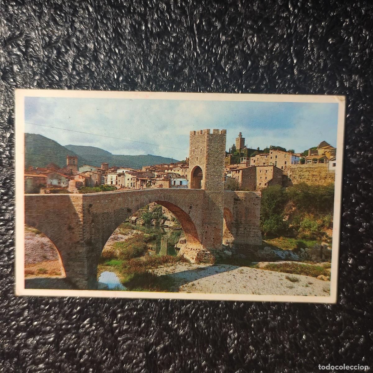 Coleccionismo calendarios: CALENDARIO DE BOLSILLO .Puente Viejo de Besal&uacute; (Girona) 1970 ** AUTOS AGLO ** GIJON *T4