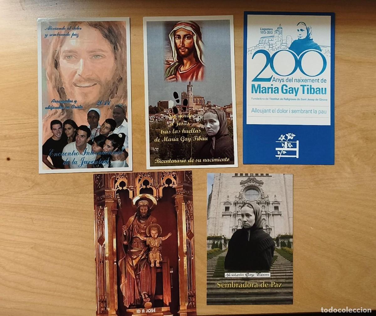 Collectables Calendars: Ca 153 Lote 5 calendarios Religiosas de San Jos&eacute; de Girona a&ntilde;os 2007, 2010, 2011, 2012 y 2013