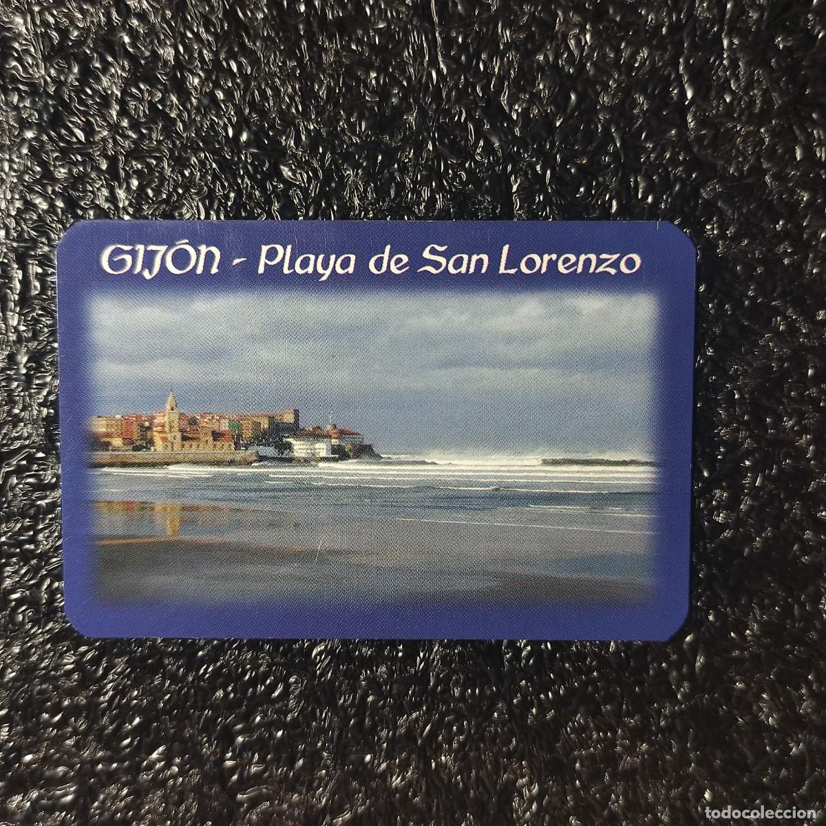Coleccionismo calendarios: CALENDARIO DE BOLSILLO . Playa de San Lorenzo .GIJON*ASTURIAS 2001* MARTIN VEGA . MAQUINARIA ** T4