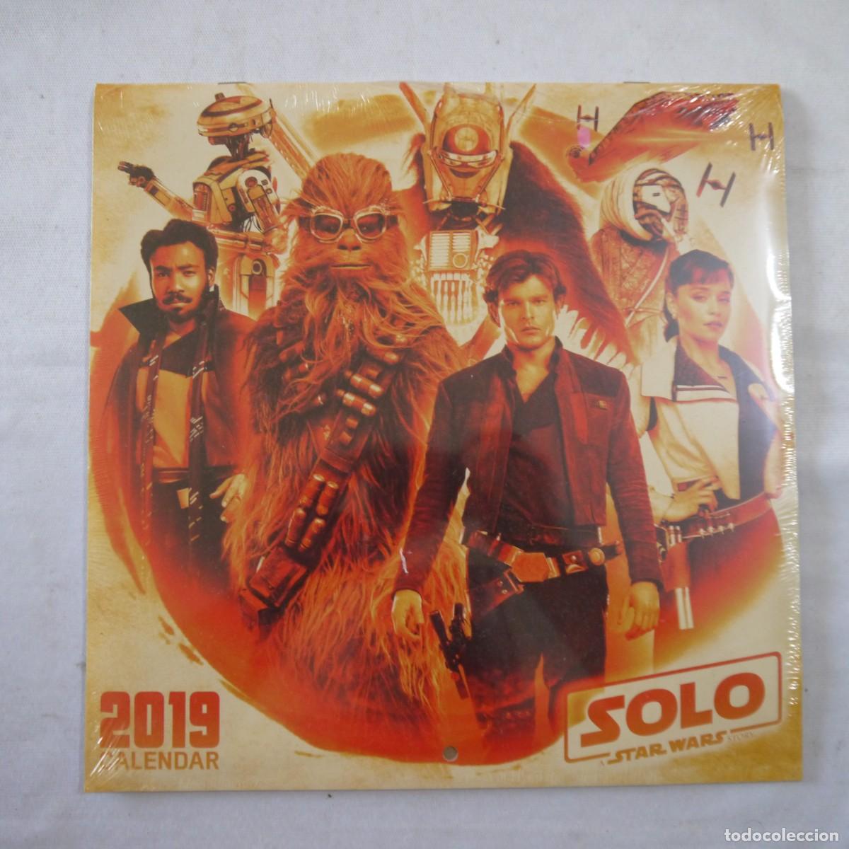 Collectionnisme Calendriers: CALENDARIO 2019 DE LA PEL&Iacute;CULA HAN SOLO / STAR WARS - NUEVO Y PRECINTADO