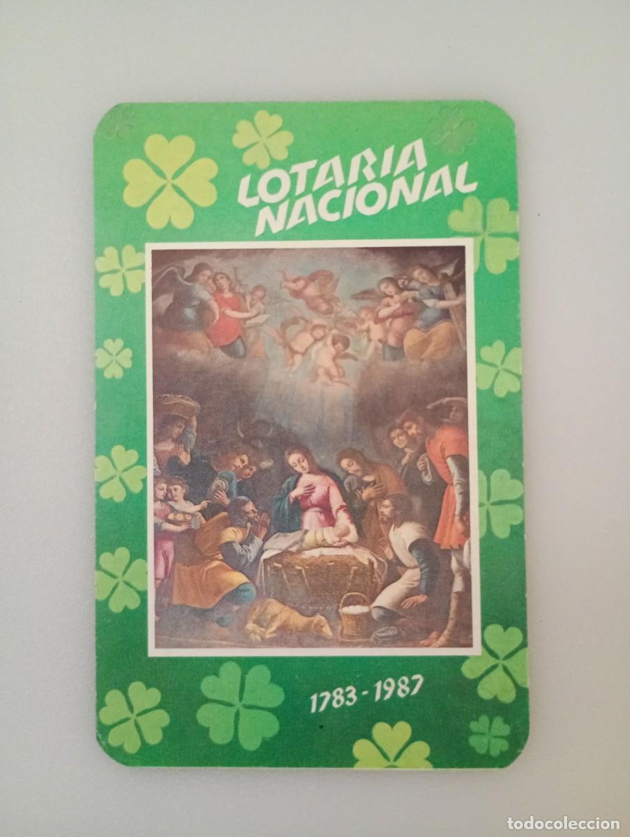Coleccionismo calendarios: Calendario Portugal 1987 LOTARIA NACIONAL