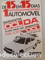 Colecionismo Calend&aacute;rios: Calendario Portugal 1981 FIAT 127