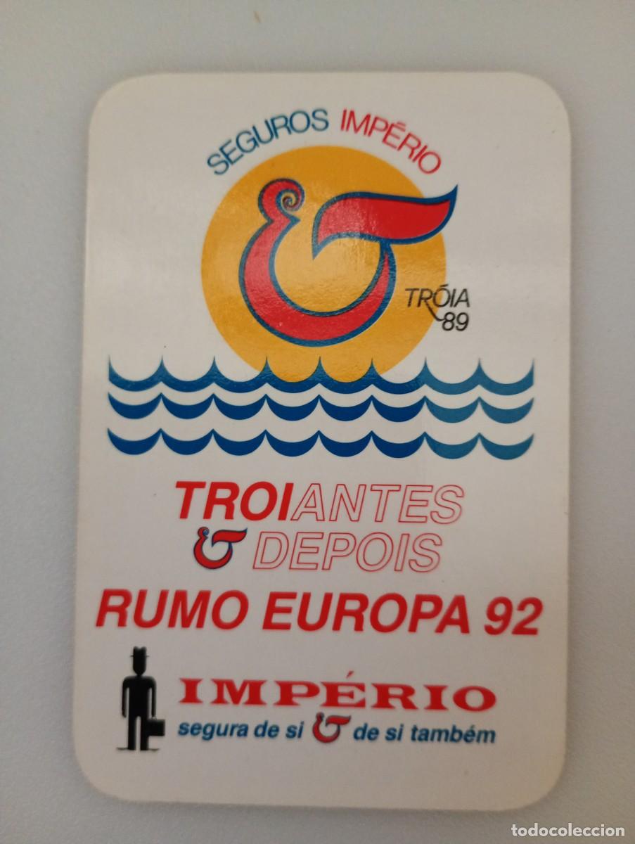 Colecionismo Calend&aacute;rios: Calendario Portugal 1989 Publicidad IMPERIO SEGUROS