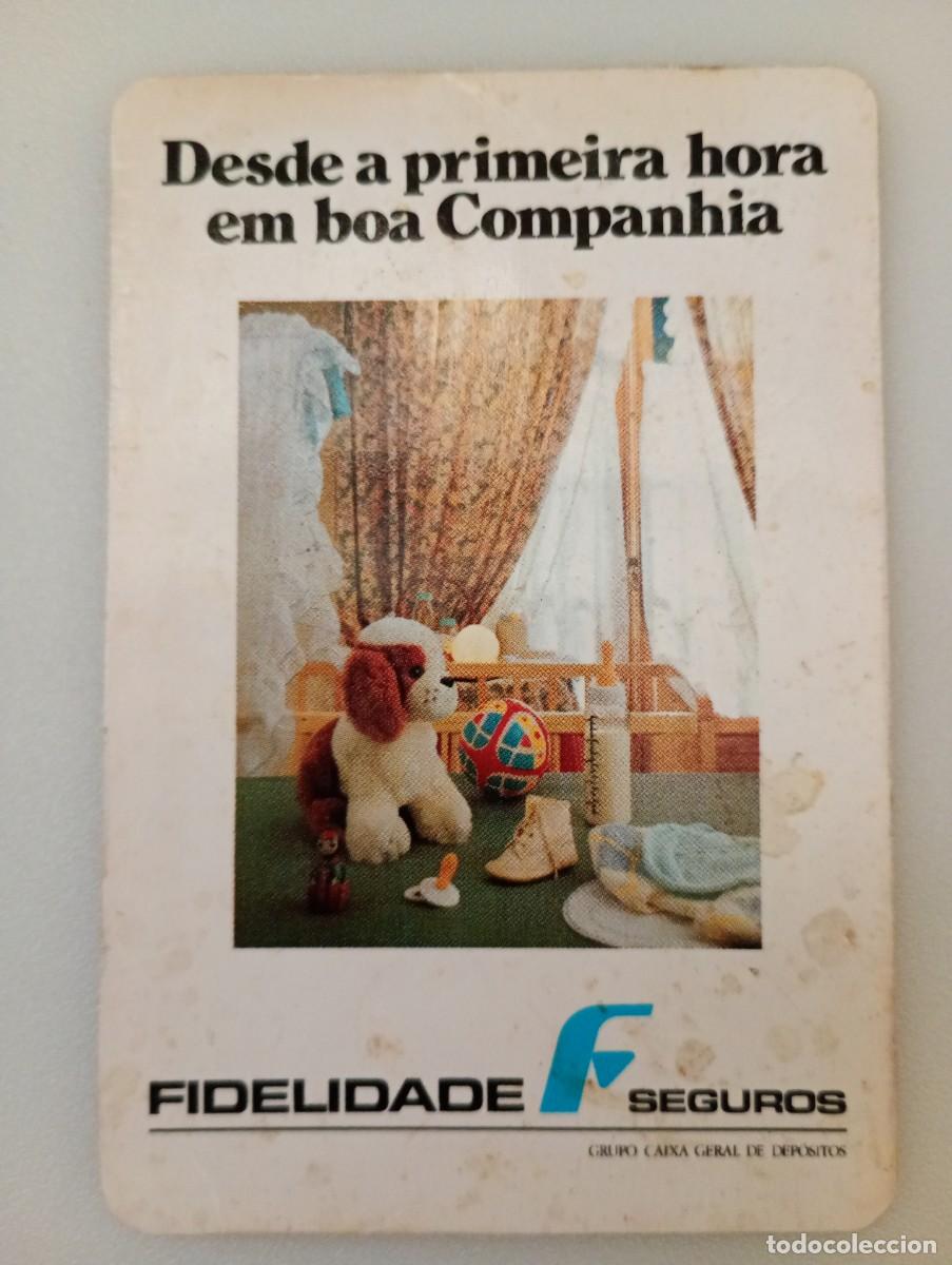 Colecionismo Calend&aacute;rios: Calendario Portugal 1991 Publicidad FIDELIDADE SEGUROS