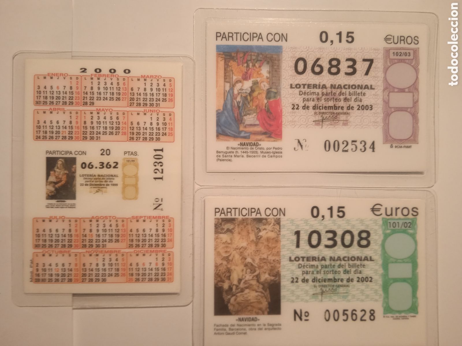 Collezionismo Calendari: TRES CALENDARIOS PLASTIFICADOS FARMACIA