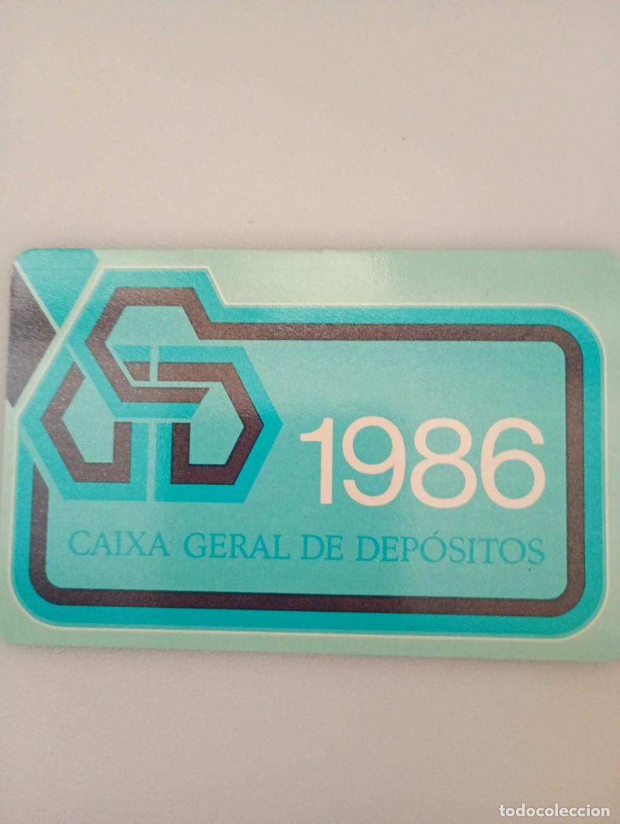 Coleccionismo calendarios: Calendario Portugal 1986 Publicidad CAIXA GERAL DE DEP&Oacute;SITOS