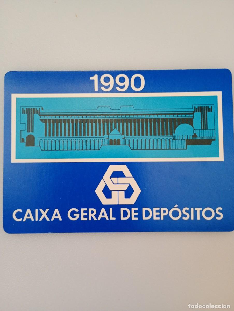 Coleccionismo calendarios: Calendario Portugal 1990 Publicidad CAIXA GERAL DE DEP&Oacute;SITOS