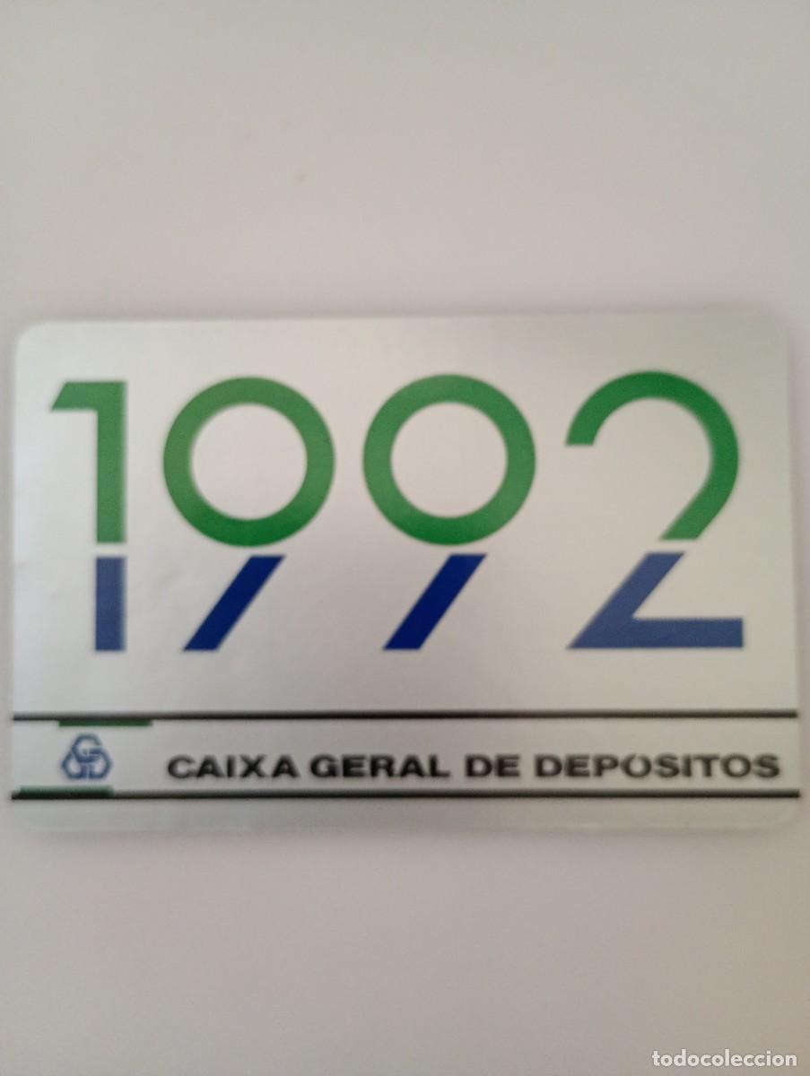Coleccionismo calendarios: Calendario Portugal 1992 Publicidad CAIXA GERAL DE DEP&Oacute;SITOS