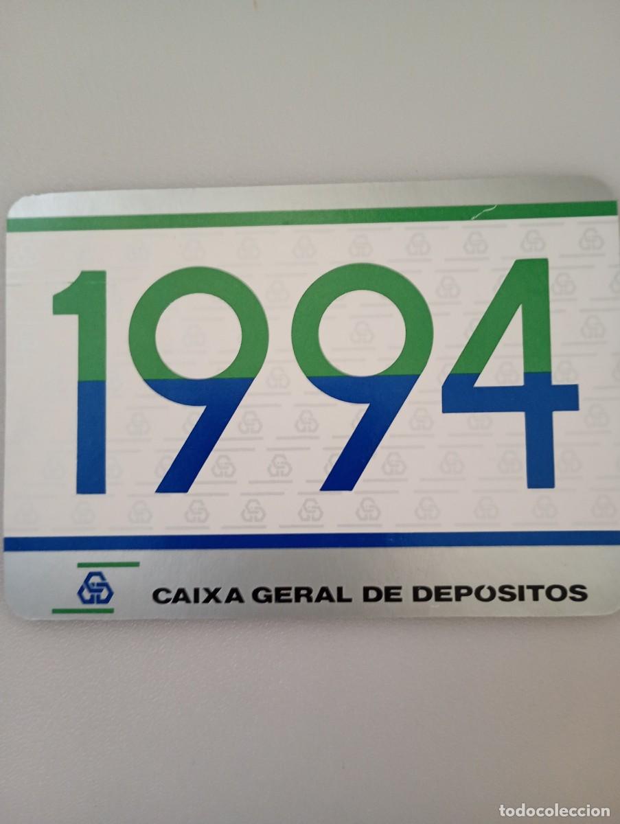Coleccionismo calendarios: Calendario Portugal 1994 Publicidad CAIXA GERAL DE DEP&Oacute;SITOS
