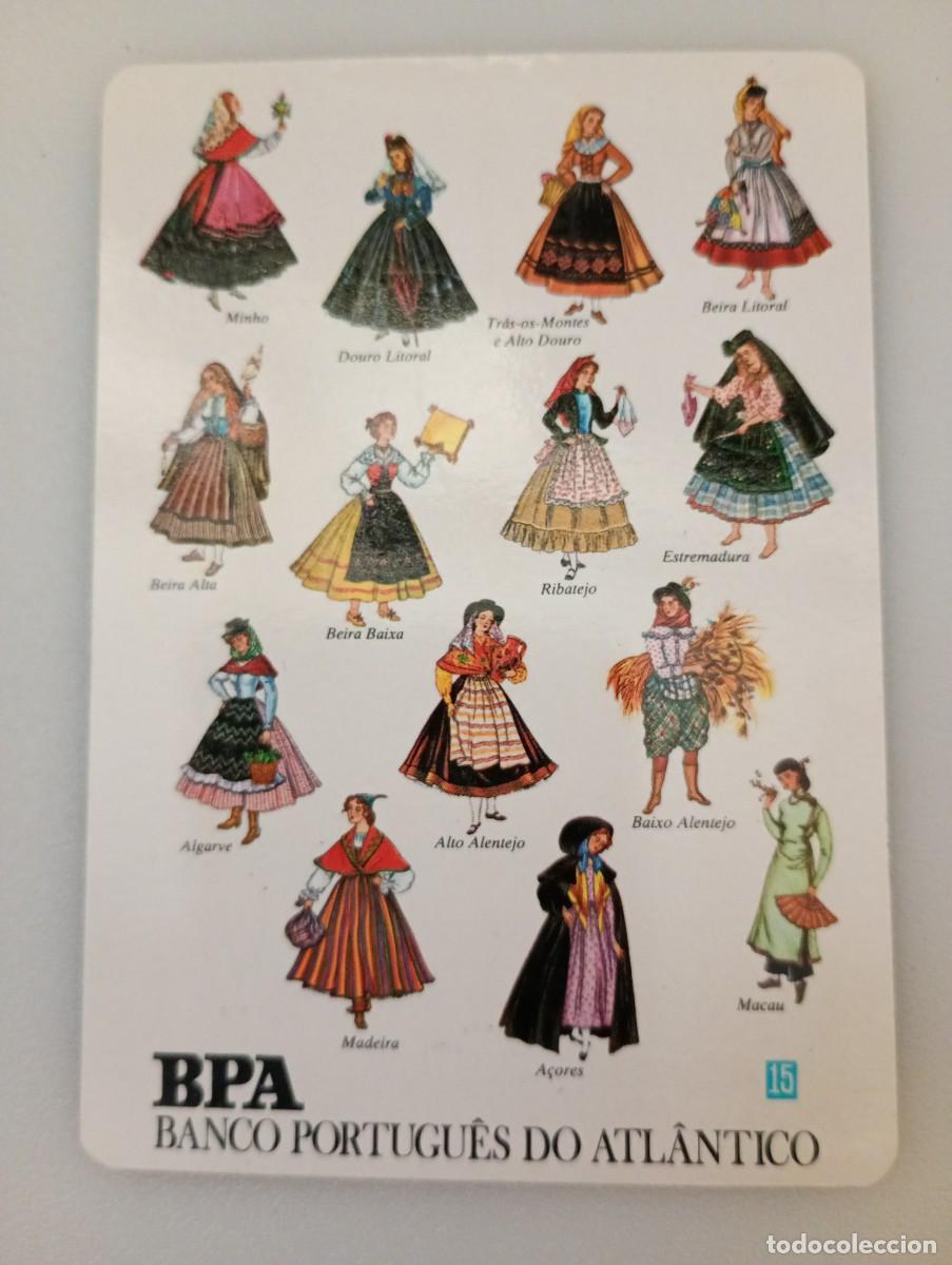 Coleccionismo calendarios: Calendario Portugal 1986 Publicidad BPA Banco Portugues do Atlantico