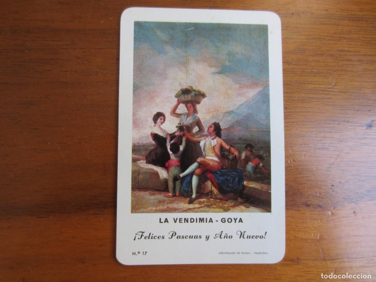 Colecionismo Calend&aacute;rios: CALENDARIO FOURNIER-LA VENDIMIA DE GOYA-DEL 1967 VER FOTOS