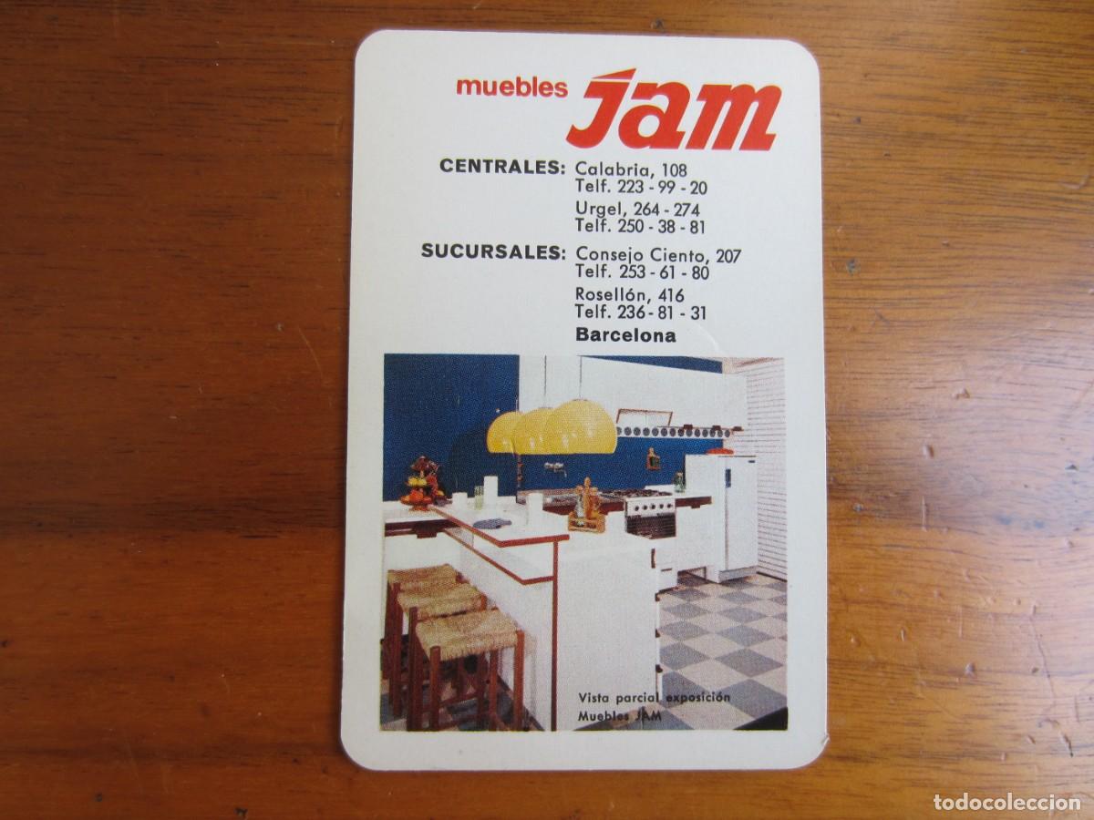 Colecionismo Calend&aacute;rios: CALENDARIO FOURNIER-MUEBLES JAM-DEL 1971 VER FOTOS