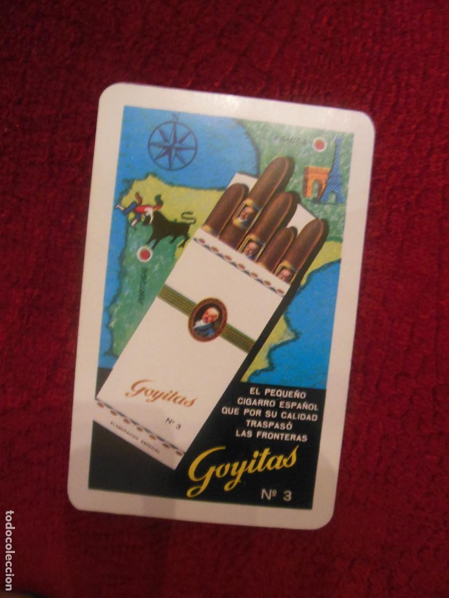 Colecionismo Calend&aacute;rios: 1966 GOYITAS EL PEQUE&Ntilde;O CIGARRO ESPA&Ntilde;OL GOYA N&ordm; 3 CALENDARIO DE FOURNIER