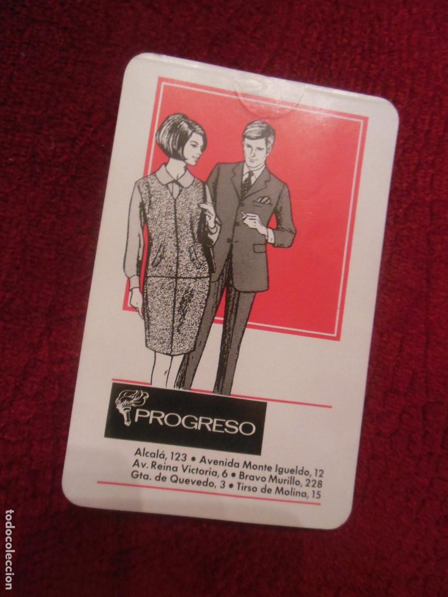 Colecionismo Calend&aacute;rios: 1968 PROGRESO MODA MADRID CALENDARIO DE FOURNIER