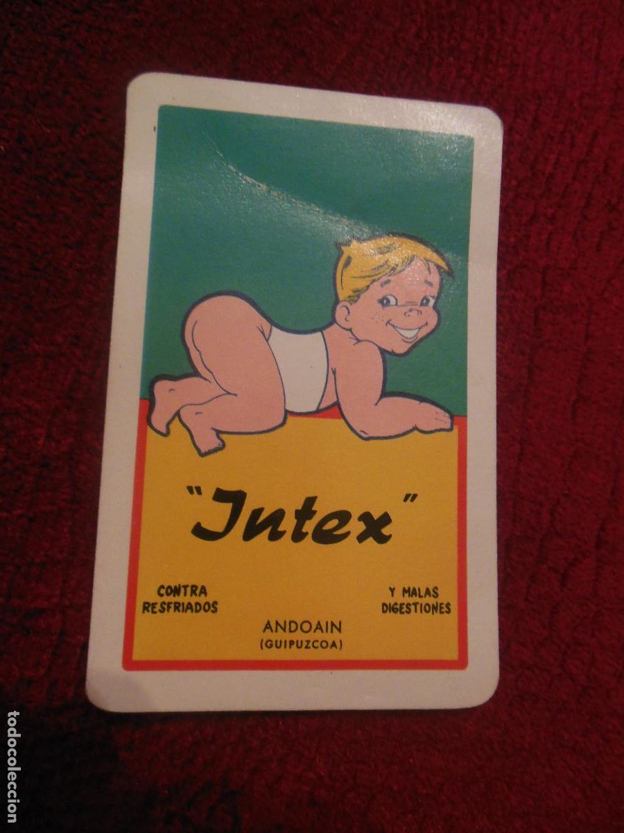 Colecionismo Calend&aacute;rios: 1962 INTEX CONTRA RESFRIADOS Y MALAS DIGESTIONES ANDOAIN GUIPUZCOA CALENDARIO DE FOURNIER