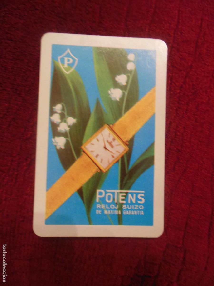Colecionismo Calend&aacute;rios: 1965 POTENS RELOJ SUIZO DE MAXIMA GARANTIA CALENDARIO DE FOURNIER