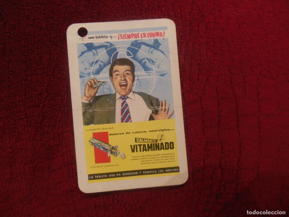 Colecionismo Calend&aacute;rios: 1965 UNA TABLETA Y SIEMPRE EN FORMA CALMANTE VITAMINADO CALENDARIO DE FOURNIER