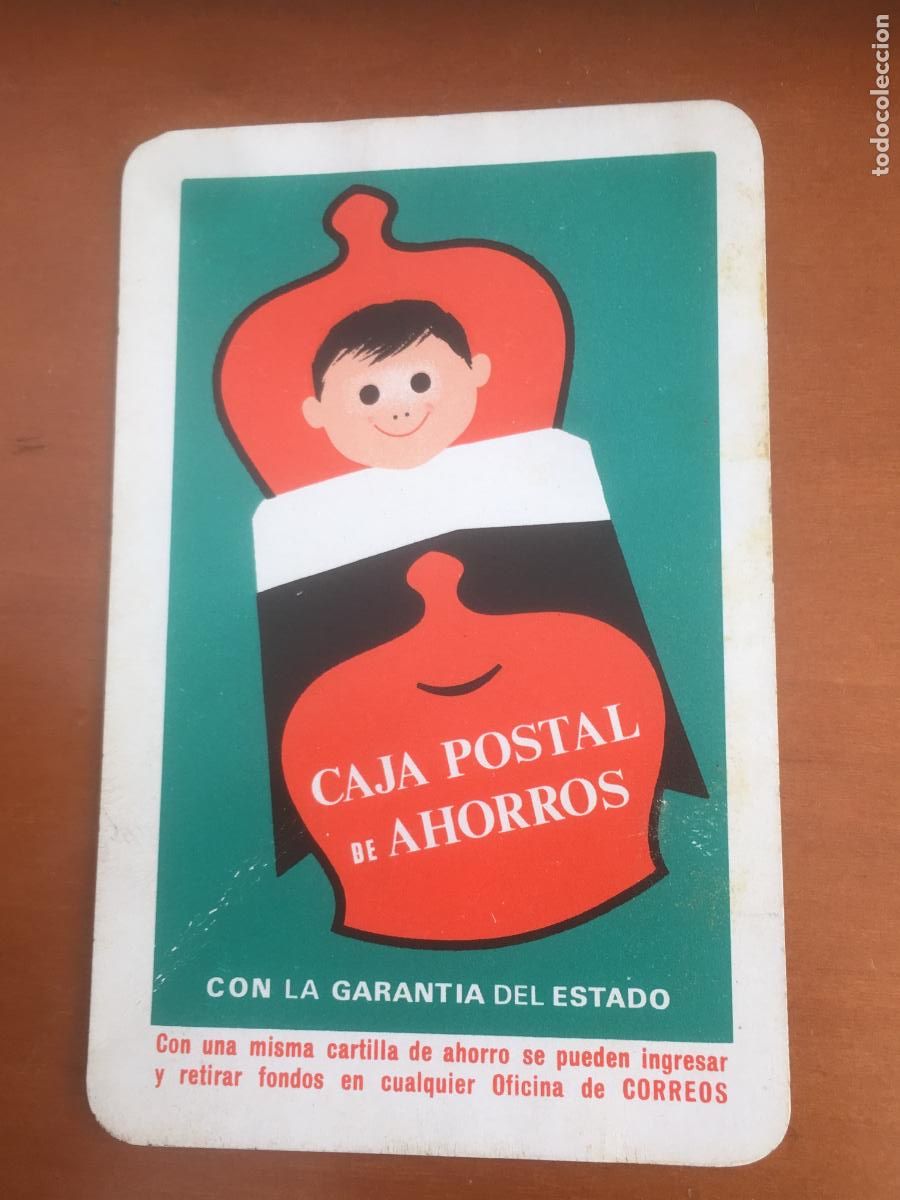 Coleccionismo calendarios: fournier caja postal ahorros 1968 calendario original