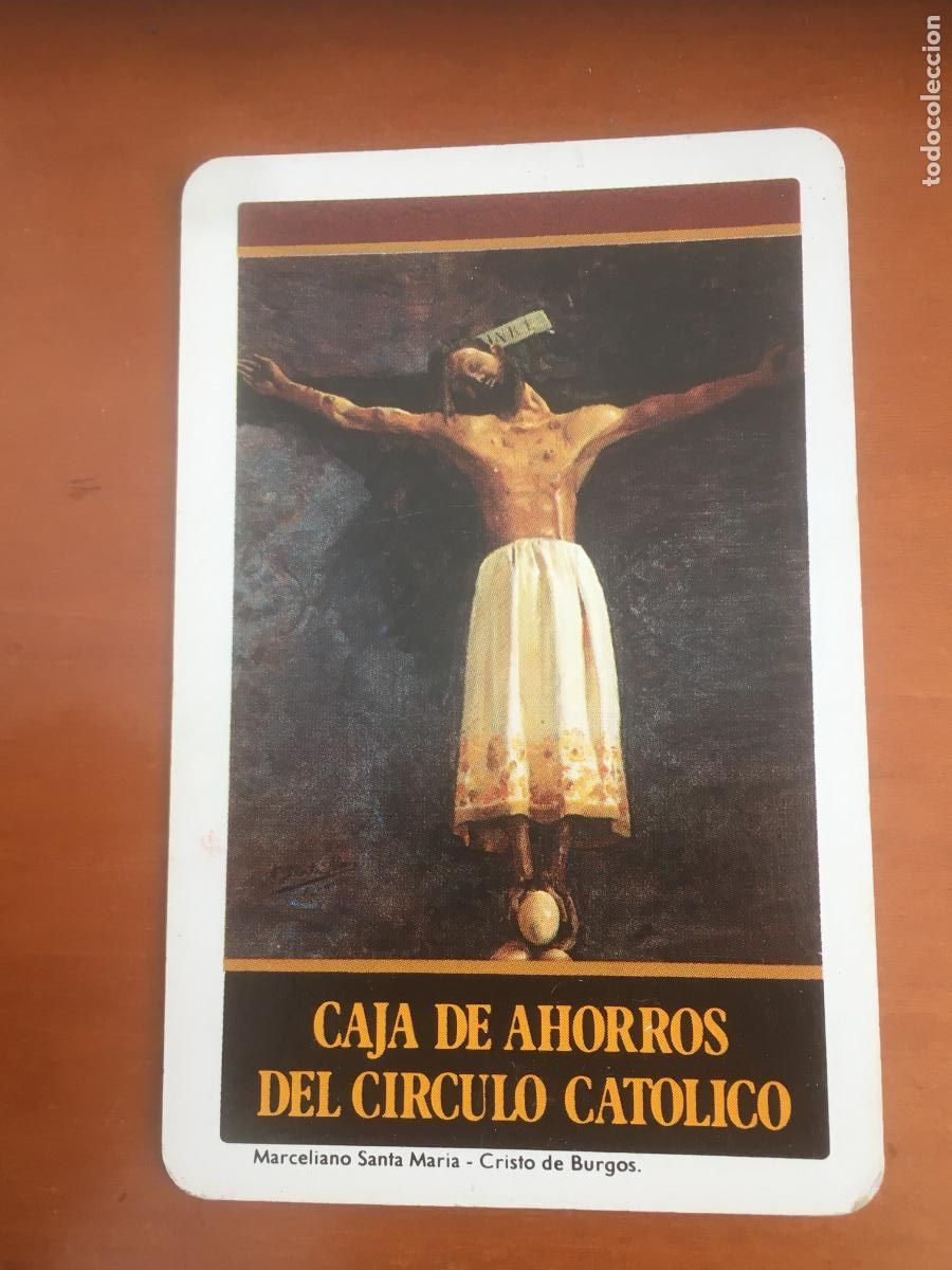 Coleccionismo calendarios: fournier caja ahorros circulo catolico burgos 1980 calendario original