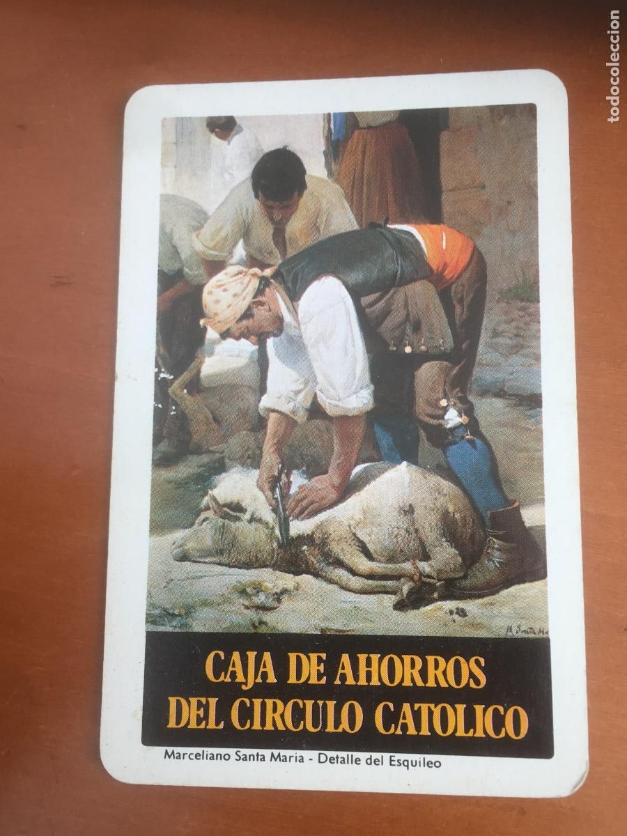 Coleccionismo calendarios: fournier caja ahorros circulo catolico burgos 1980 calendario original