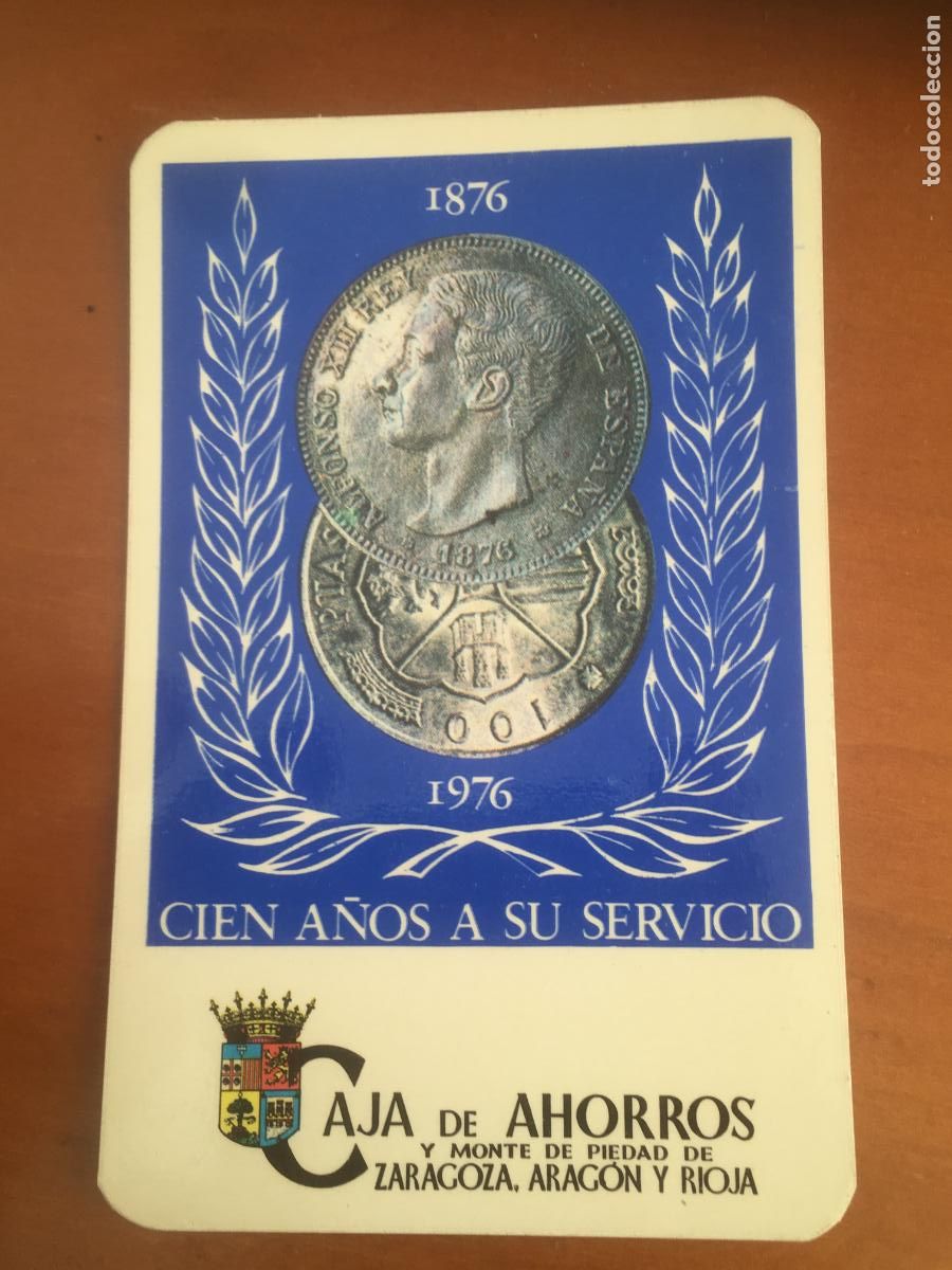 Coleccionismo calendarios: caja ahorros monte piedad zaragoza aragon rioja 1976 calendario original