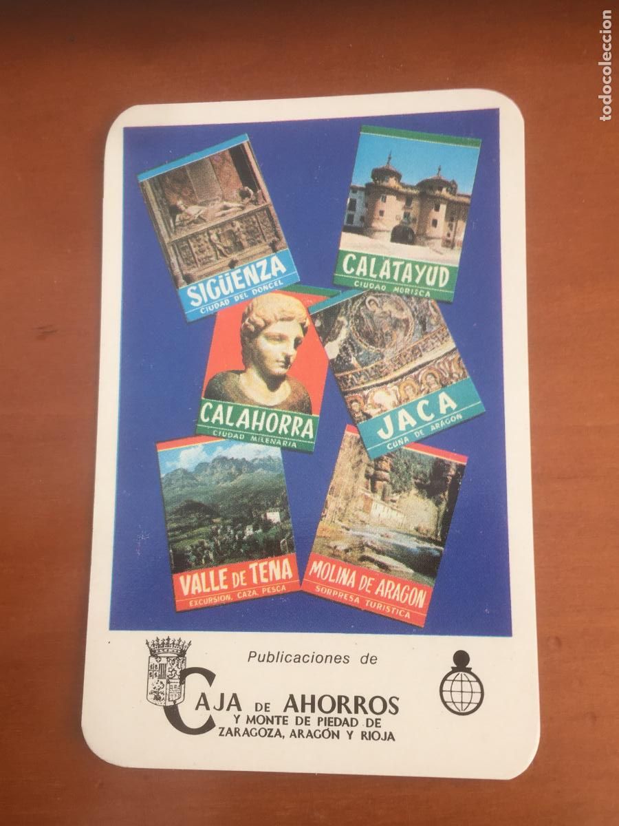 Coleccionismo calendarios: caja ahorros monte piedad zaragoza aragon rioja 1970 calendario original