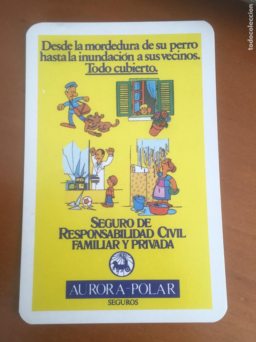 Coleccionismo calendarios: aurora polar 1983 calendario original