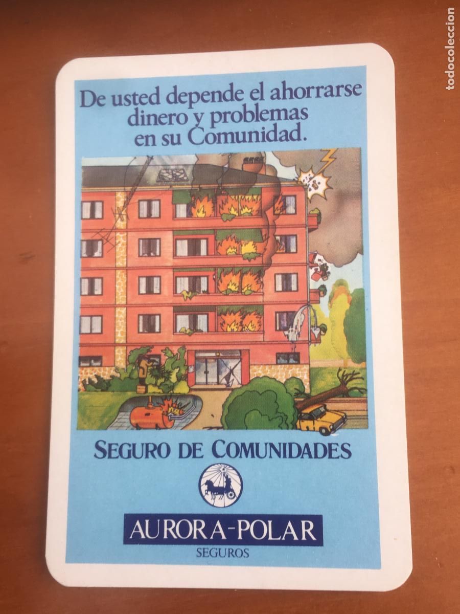 Coleccionismo calendarios: aurora polar 1983 calendario original