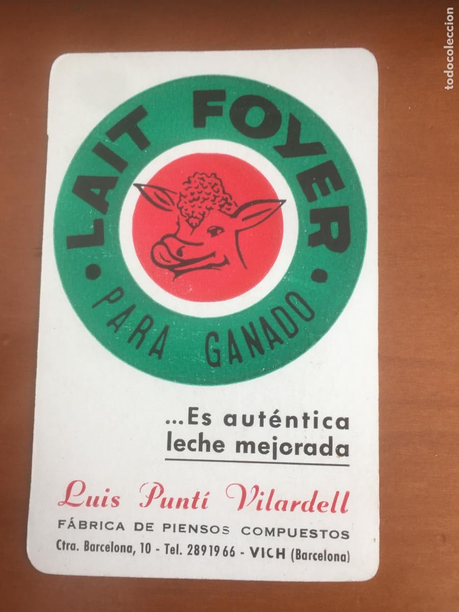 Coleccionismo calendarios: lait foyer 1965 calendario original