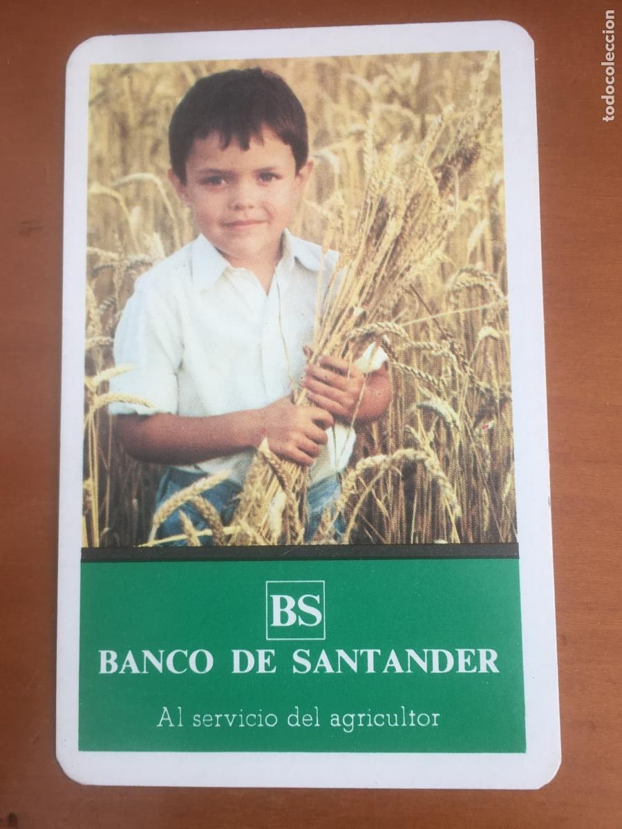 Coleccionismo calendarios: banco santander 1980 calendario original